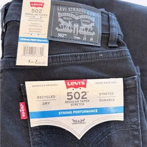 Levi's 502 Regular Taper Jeans - Black